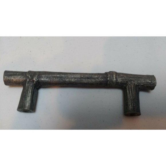 Modern Objects DRAWER PULL Twig Branch MEDIUM SEAGRAPE Antique Pewter Tree 2482 - Picture 9 of 11